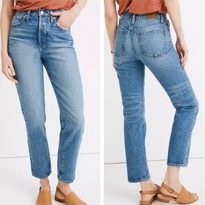 MADEWELL NWT THE PERFECT VINTAGE JEAN IN CORMIE 29